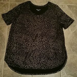 ✓AVA & VIV Blk/Silver Short Sleeve 100% Modal ✓